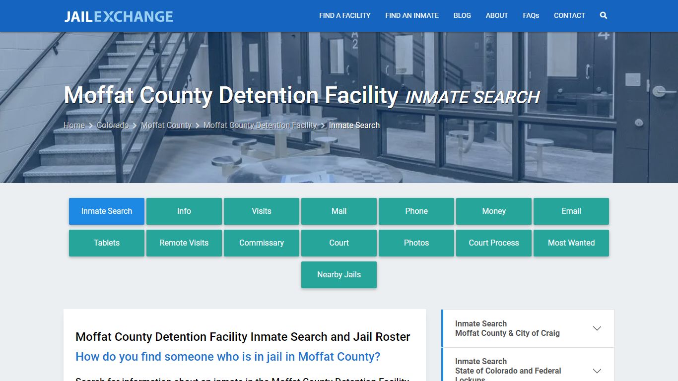 Moffat County Detention Facility Inmate Search - Jail Exchange